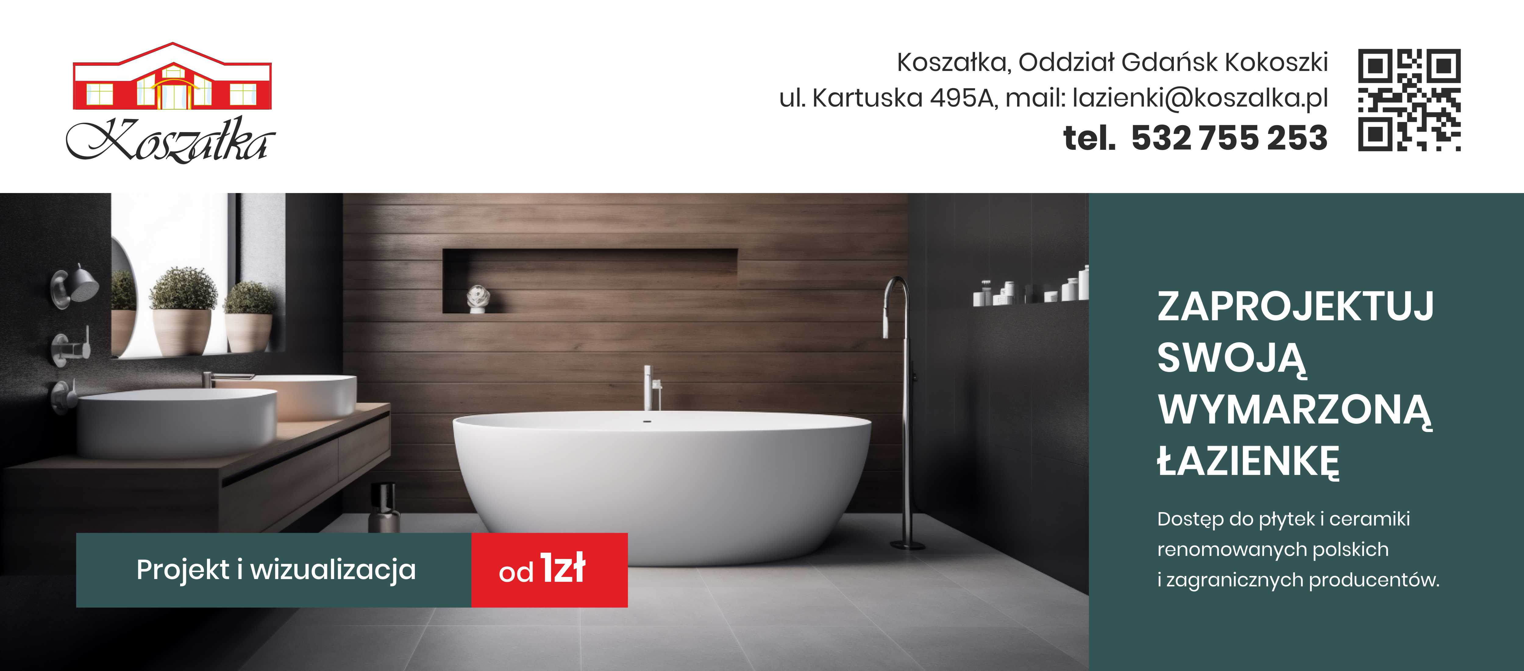 Łazienki- Gdańsk Kokoszki